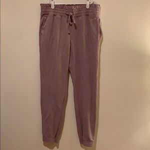 Purple High Waisted Hollister Joggers